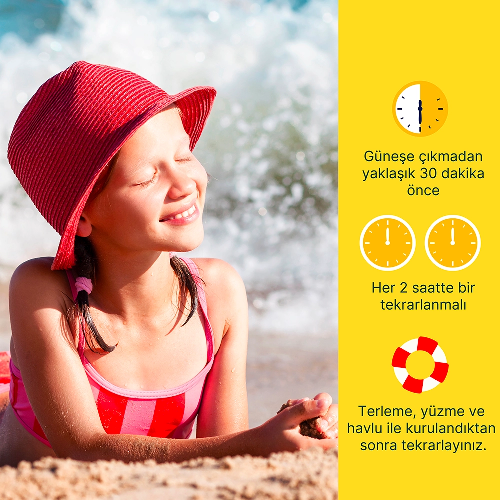 50 SPF Korumalı Çocuk Güneş Kremi