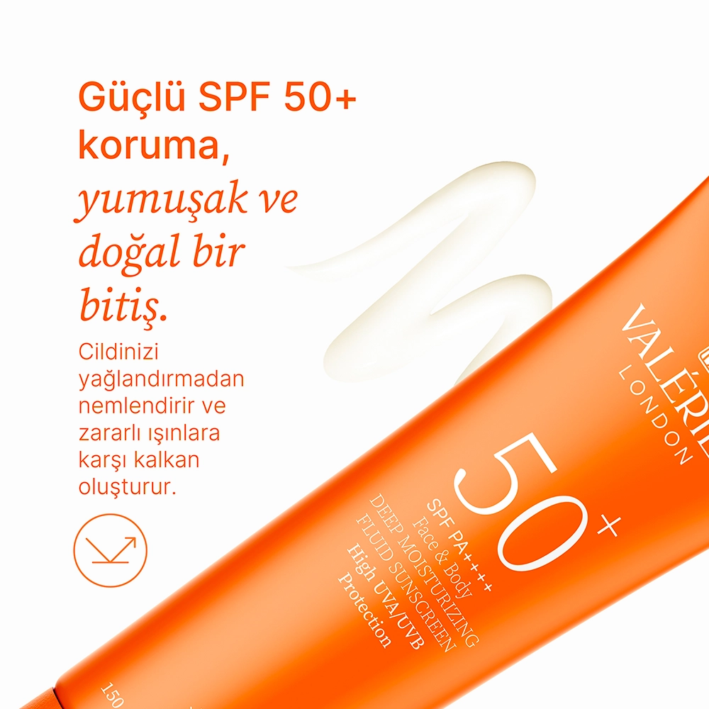 50 SPF Korumalı Vücut Güneş Kremi