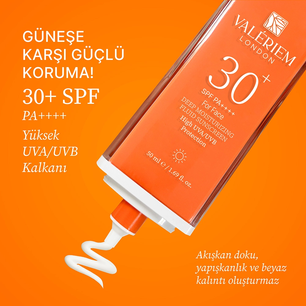 30 SPF Korumalı Yüz Güneş Kremi